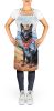 Schipperke Cowboy Welcome Apron Cooking Kitchen Server Baking Crafts Gardening for Adult Women Men, Unisex, Large, Multicolor