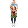 Vizsla Luau Apron Cooking Kitchen Server Baking Crafts Gardening for Adult Women Men, Unisex, Large, Multicolor
