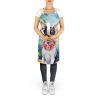 Rat Terrier Luau Apron Cooking Kitchen Server Baking Crafts Gardening for Adult Women Men, Unisex, Large, Multicolor