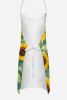 German Wirehaired Pointer in Sunflowers Apron Cooking Kitchen Server Baking Crafts Gardening for Adult Women Men, Unisex, Large, Multicolor
