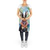 Manchester Terrier Luau Apron Cooking Kitchen Server Baking Crafts Gardening for Adult Women Men, Unisex, Large, Multicolor