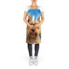 Norwich Terrier in Sunflowers Apron Cooking Kitchen Server Baking Crafts Gardening for Adult Women Men, Unisex, Large, Multicolor
