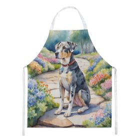 Catahoula Spring Path Apron Cooking Kitchen Server Baking Crafts Gardening for Adult Women Men, Unisex, Large, Multicolor