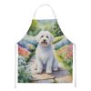 Coton de Tulear Spring Path Apron Cooking Kitchen Server Baking Crafts Gardening for Adult Women Men, Unisex, Large, Multicolor