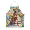 Rhodesian Ridgeback Spring Path Apron Cooking Kitchen Server Baking Crafts Gardening for Adult Women Men, Unisex, Large, Multicolor