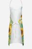 Scottish Deerhound in Sunflowers Apron Cooking Kitchen Server Baking Crafts Gardening for Adult Women Men, Unisex, Large, Multicolor
