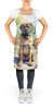 Mastiff Spring Path Apron Cooking Kitchen Server Baking Crafts Gardening for Adult Women Men, Unisex, Large, Multicolor