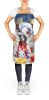 Chinese Crested The Chef Apron Cooking Kitchen Server Baking Crafts Gardening for Adult Women Men, Unisex, Large, Multicolor