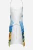 Fox Terrier in Sunflowers Apron Cooking Kitchen Server Baking Crafts Gardening for Adult Women Men, Unisex, Large, Multicolor