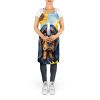 Gordon Setter in Sunflowers Apron Cooking Kitchen Server Baking Crafts Gardening for Adult Women Men, Unisex, Large, Multicolor