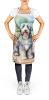 Bearded Collie Spring Garden Apron Cooking Kitchen Server Baking Crafts Gardening for Adult Women Men, Unisex, Large, Multicolor