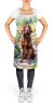Irish Setter Spring Path Apron Cooking Kitchen Server Baking Crafts Gardening for Adult Women Men, Unisex, Large, Multicolor