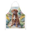 Dogue de Bordeaux Spring Path Apron Cooking Kitchen Server Baking Crafts Gardening for Adult Women Men, Unisex, Large, Multicolor