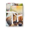 Tibetan Spaniel Luau Apron Cooking Kitchen Server Baking Crafts Gardening for Adult Women Men, Unisex, Large, Multicolor