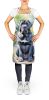 Neapolitan Mastiff Spring Path Apron Cooking Kitchen Server Baking Crafts Gardening for Adult Women Men, Unisex, Large, Multicolor