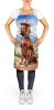 Irish Setter Cowboy Welcome Apron Cooking Kitchen Server Baking Crafts Gardening for Adult Women Men, Unisex, Large, Multicolor