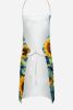 English Bulldog in Sunflowers Apron Cooking Kitchen Server Baking Crafts Gardening for Adult Women Men, Unisex, Large, Multicolor