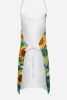 Pekingese in Sunflowers Apron Cooking Kitchen Server Baking Crafts Gardening for Adult Women Men, Unisex, Large, Multicolor
