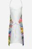 Australian Terrier Spring Garden Apron Cooking Kitchen Server Baking Crafts Gardening for Adult Women Men, Unisex, Large, Multicolor