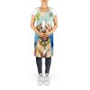 Wheaten Terrier Luau Apron Cooking Kitchen Server Baking Crafts Gardening for Adult Women Men, Unisex, Large, Multicolor