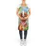 Redbone Coonhound Luau Apron Cooking Kitchen Server Baking Crafts Gardening for Adult Women Men, Unisex, Large, Multicolor
