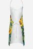 Curly-Coated Retriever in Sunflowers Apron Cooking Kitchen Server Baking Crafts Gardening for Adult Women Men, Unisex, Large, Multicolor