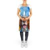 Welsh Springer Spaniel in Sunflowers Apron Cooking Kitchen Server Baking Crafts Gardening for Adult Women Men, Unisex, Large, Multicolor