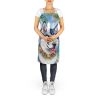 Siberian Husky Luau Apron Cooking Kitchen Server Baking Crafts Gardening for Adult Women Men, Unisex, Large, Multicolor