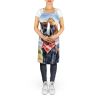 Scottish Terrier Cowboy Welcome Apron Cooking Kitchen Server Baking Crafts Gardening for Adult Women Men, Unisex, Large, Multicolor