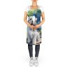Sealyham Terrier Spring Path Apron Cooking Kitchen Server Baking Crafts Gardening for Adult Women Men, Unisex, Large, Multicolor