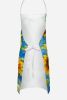 Maltese in Sunflowers Apron Cooking Kitchen Server Baking Crafts Gardening for Adult Women Men, Unisex, Large, Multicolor