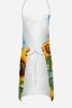 Norwich Terrier in Sunflowers Apron Cooking Kitchen Server Baking Crafts Gardening for Adult Women Men, Unisex, Large, Multicolor