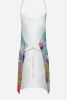 South Dakota Pasque Flowers in Watercolor Apron Cooking Kitchen Server Baking Crafts Gardening for Adult Women Men, Unisex, Large, Multicolor