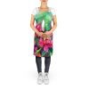 West Virginia Rhododendrons in Watercolor Apron Cooking Kitchen Server Baking Crafts Gardening for Adult Women Men, Unisex, Large, Multicolor