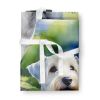 Sealyham Terrier Spring Path Apron Cooking Kitchen Server Baking Crafts Gardening for Adult Women Men, Unisex, Large, Multicolor