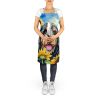 Bernedoodle in Sunflowers Apron Cooking Kitchen Server Baking Crafts Gardening for Adult Women Men, Unisex, Large, Multicolor
