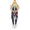 Portuguese Water Dog Luau Apron Cooking Kitchen Server Baking Crafts Gardening for Adult Women Men, Unisex, Large, Multicolor
