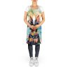 Miniature Pinscher Luau Apron Cooking Kitchen Server Baking Crafts Gardening for Adult Women Men, Unisex, Large, Multicolor