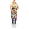 Tibetan Spaniel Luau Apron Cooking Kitchen Server Baking Crafts Gardening for Adult Women Men, Unisex, Large, Multicolor