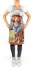 Nova Scotia Duck Tolling Retriever Cowboy Welcome Apron Cooking Kitchen Server Baking Crafts Gardening for Adult Women Men, Unisex, Large, Multicolor