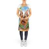Australian Terrier Luau Apron Cooking Kitchen Server Baking Crafts Gardening for Adult Women Men, Unisex, Large, Multicolor