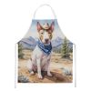 NEW Bull Terrier Cowboy Welcome Apron Cooking Kitchen Server Baking Crafts Gardening for Adult Women Men, Unisex, Large, Multicolor