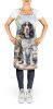 English Springer Spaniel Spring Path Apron Cooking Kitchen Server Baking Crafts Gardening for Adult Women Men, Unisex, Large, Multicolor