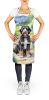 Bernedoodle Spring Path Apron Cooking Kitchen Server Baking Crafts Gardening for Adult Women Men, Unisex, Large, Multicolor