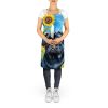 Pug in Sunflowers Apron Cooking Kitchen Server Baking Crafts Gardening for Adult Women Men, Unisex, Large, Multicolor