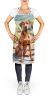 Rhodesian Ridgeback Spring Path Apron Cooking Kitchen Server Baking Crafts Gardening for Adult Women Men, Unisex, Large, Multicolor