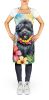 Puli Luau Apron Cooking Kitchen Server Baking Crafts Gardening for Adult Women Men, Unisex, Large, Multicolor