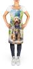Otterhound Spring Path Apron Cooking Kitchen Server Baking Crafts Gardening for Adult Women Men, Unisex, Large, Multicolor