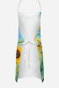 Pug in Sunflowers Apron Cooking Kitchen Server Baking Crafts Gardening for Adult Women Men, Unisex, Large, Multicolor