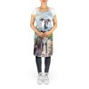 Greyhound Spring Path Apron Cooking Kitchen Server Baking Crafts Gardening for Adult Women Men, Unisex, Large, Multicolor